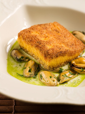 Cornmeal Crusted Salmon