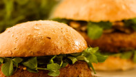 Lentil Bulgar Burger
