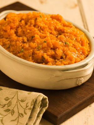 Maple Mashed Sweet Potatoes
