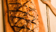 Maple Mustard Grilled Salmon