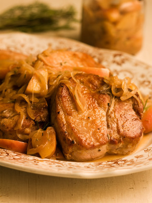 Pan Roast Pork Chops