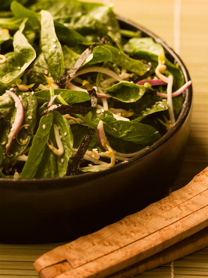 Sesame Spinach Salad