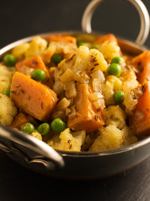 Sweet Potato Aloo Gobi