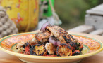 Grilled Salmon grilled Salad