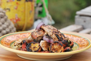 Grilled Salmon grilled Salad